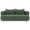 3-Sitzer-Sofa Ferro Grün B: 200 cm - Schwarz/Grün, Design, Textil (200/76/96cm) - Livetastic