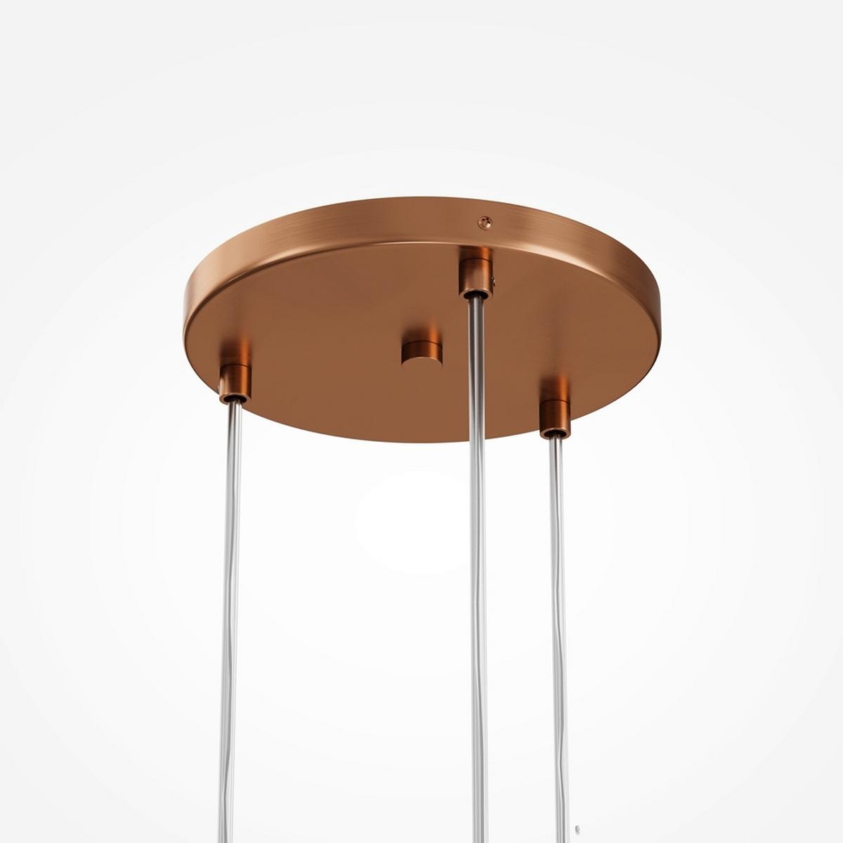 Pendelleuchte Basic Form - Goldfarben, MODERN, Glas/Metall (40/64,1cm) - MAYTONI