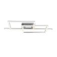 Led-deckenleuchte Nevi - Chromfarben/Silberfarben, MODERN, Kunststoff/Metall (63/24,5/7,7cm) - Luca Bessoni