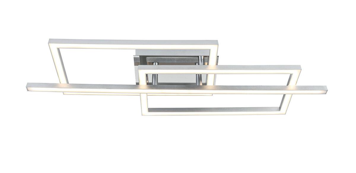 Led Mennyezeti Lámpa Nevi - ezüst/króm, Modern, műanyag/fém (63/24,5/7,7cm) - Luca Bessoni