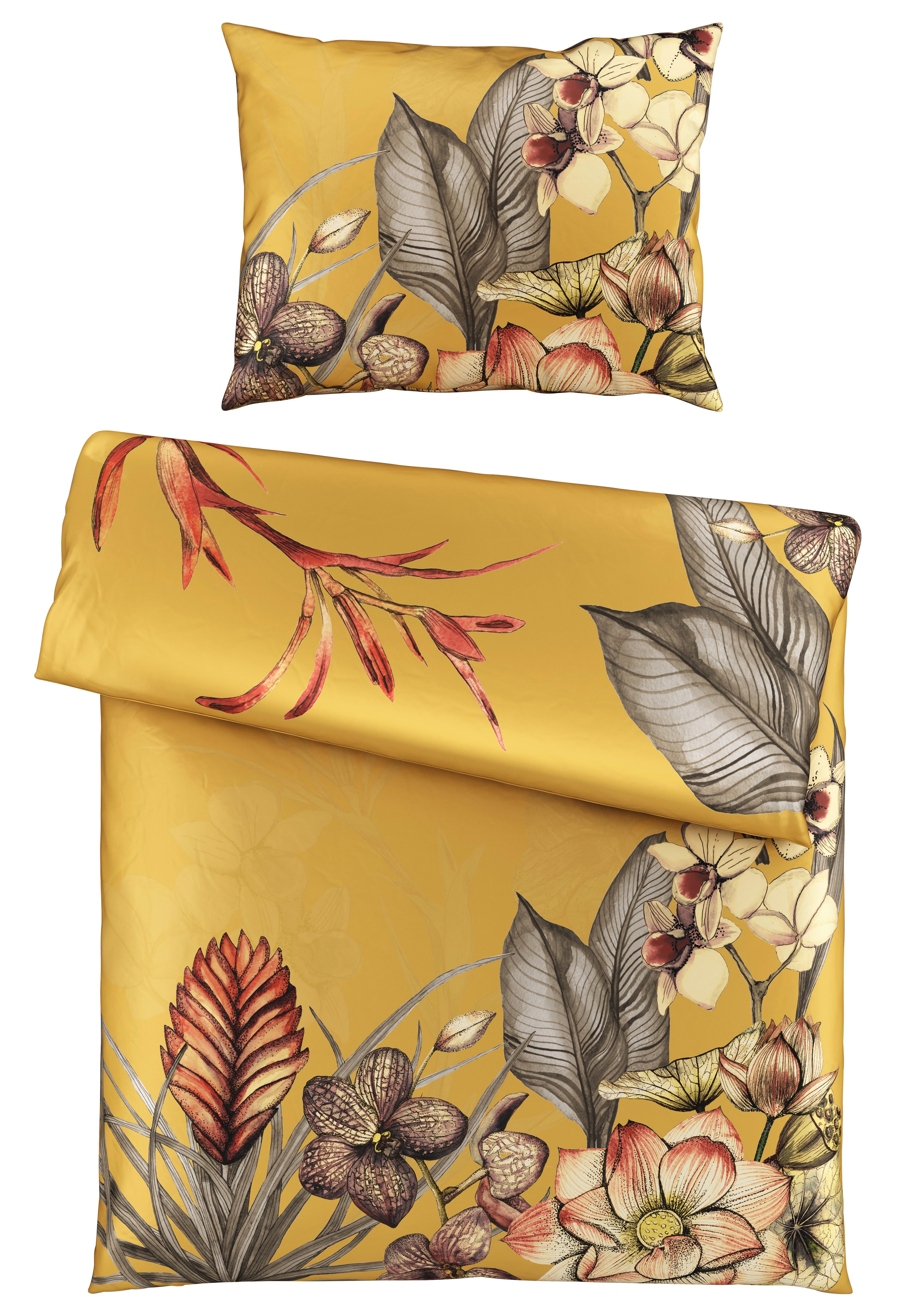 POVLEČENÍ CARTAXO, 70x90/140x200cm - žlutá, Lifestyle, textil (140/200cm) - Modern Living
