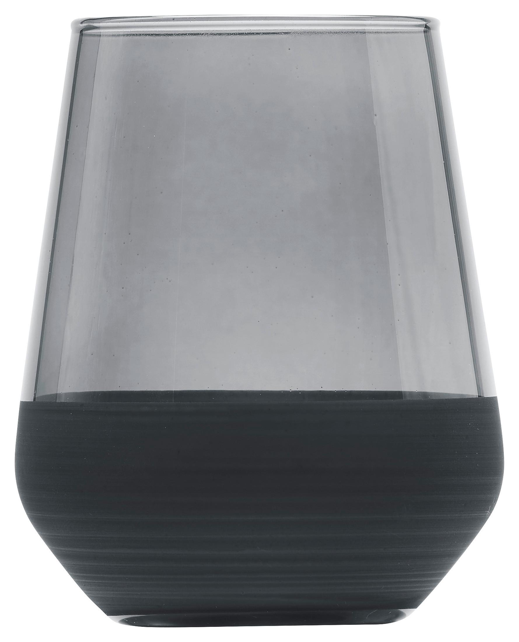 Pohár na pitie Black, 425 ml - čierna, Modern, sklo (6,8/11cm) - Mömax