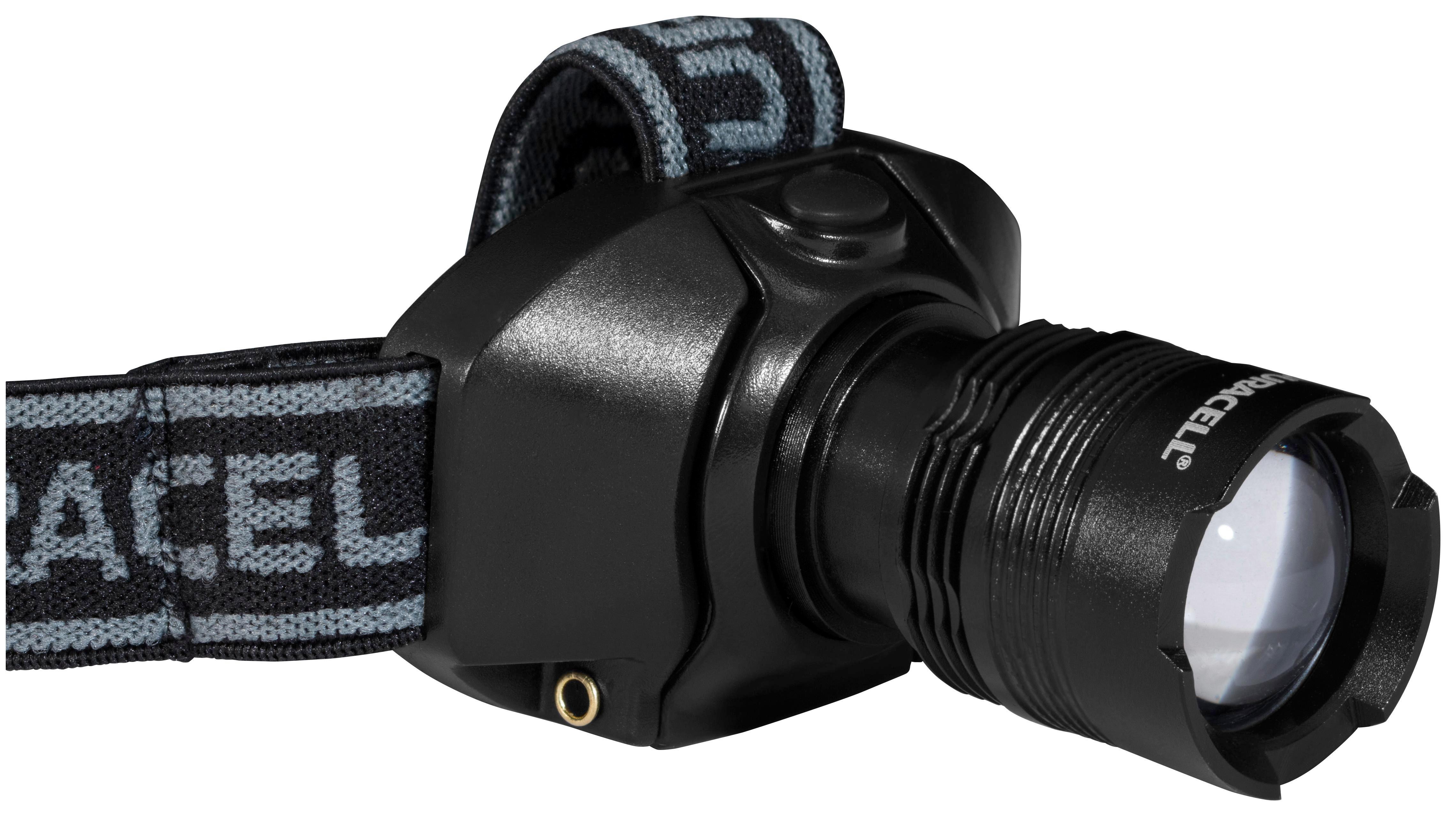 Kopflampe Duracell Explorer Hdl 2c - Schwarz, MODERN, Metall (6/7/2,7cm)