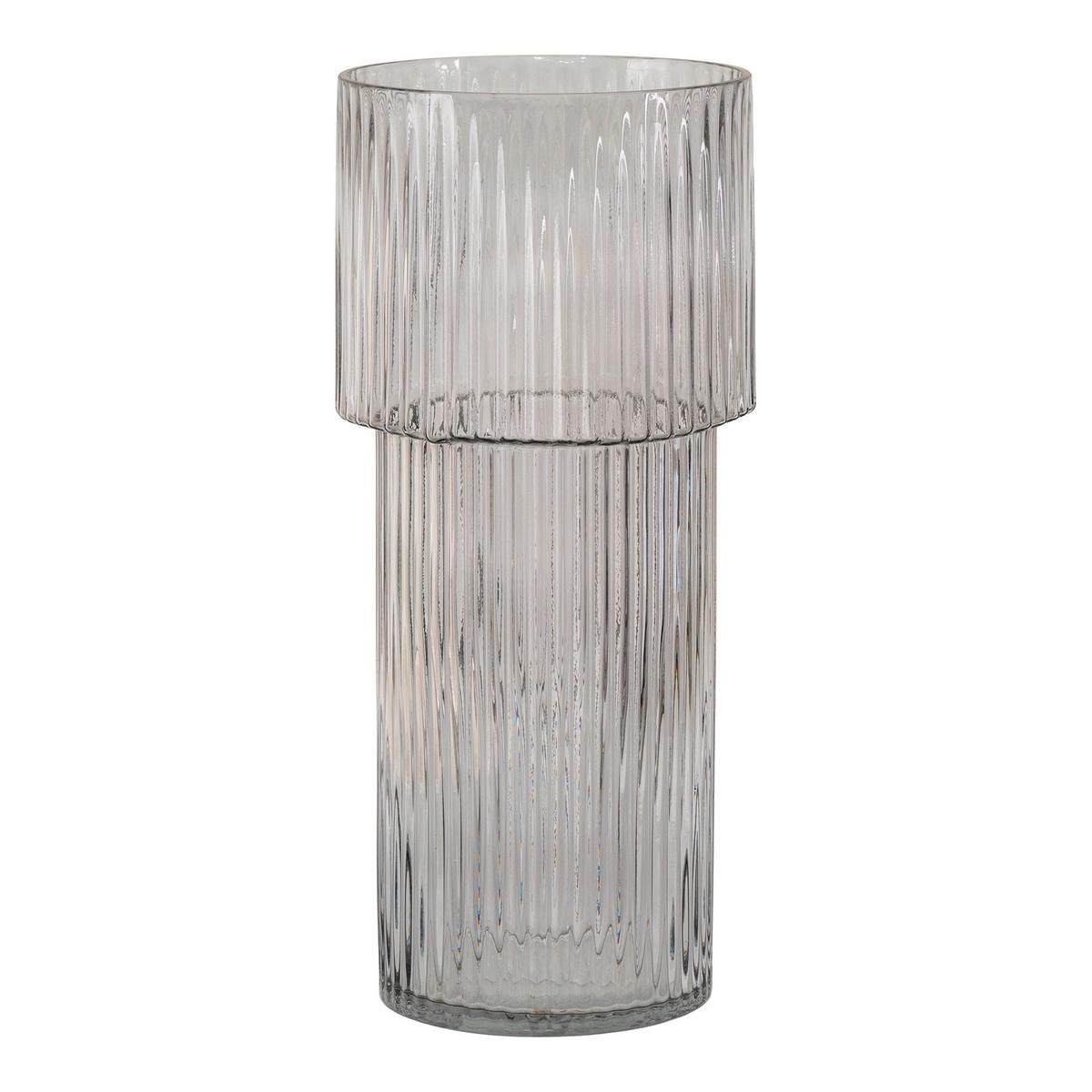 Vase Klar B: 17,5 cm - Klar, Design, Glas (17.5/40/17.5cm)