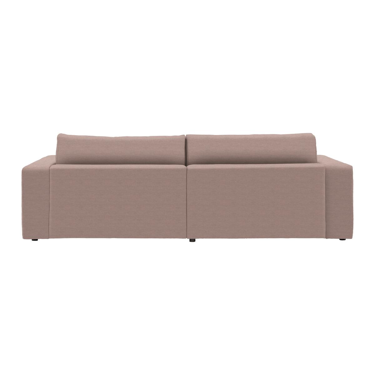 Rohová sedačka FABIONA, ľavá, orgovánový menč. / orgovánová - orgovánová/čierna, Modern, drevo/plast (194/268cm) - Premium Living