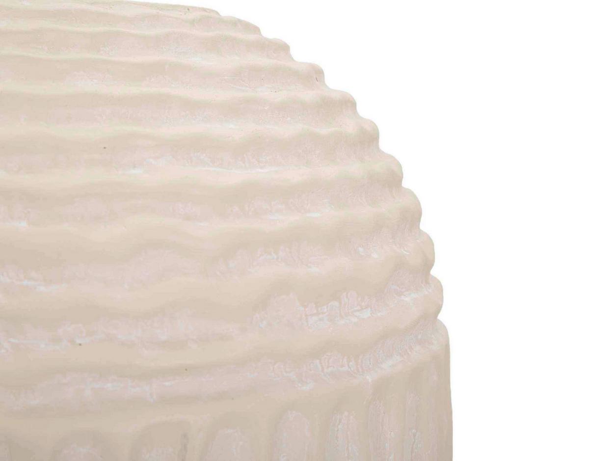Vase Mist Pot Creme B: 30 cm - Creme, Basics, Metall (30/38,5/30 cm)