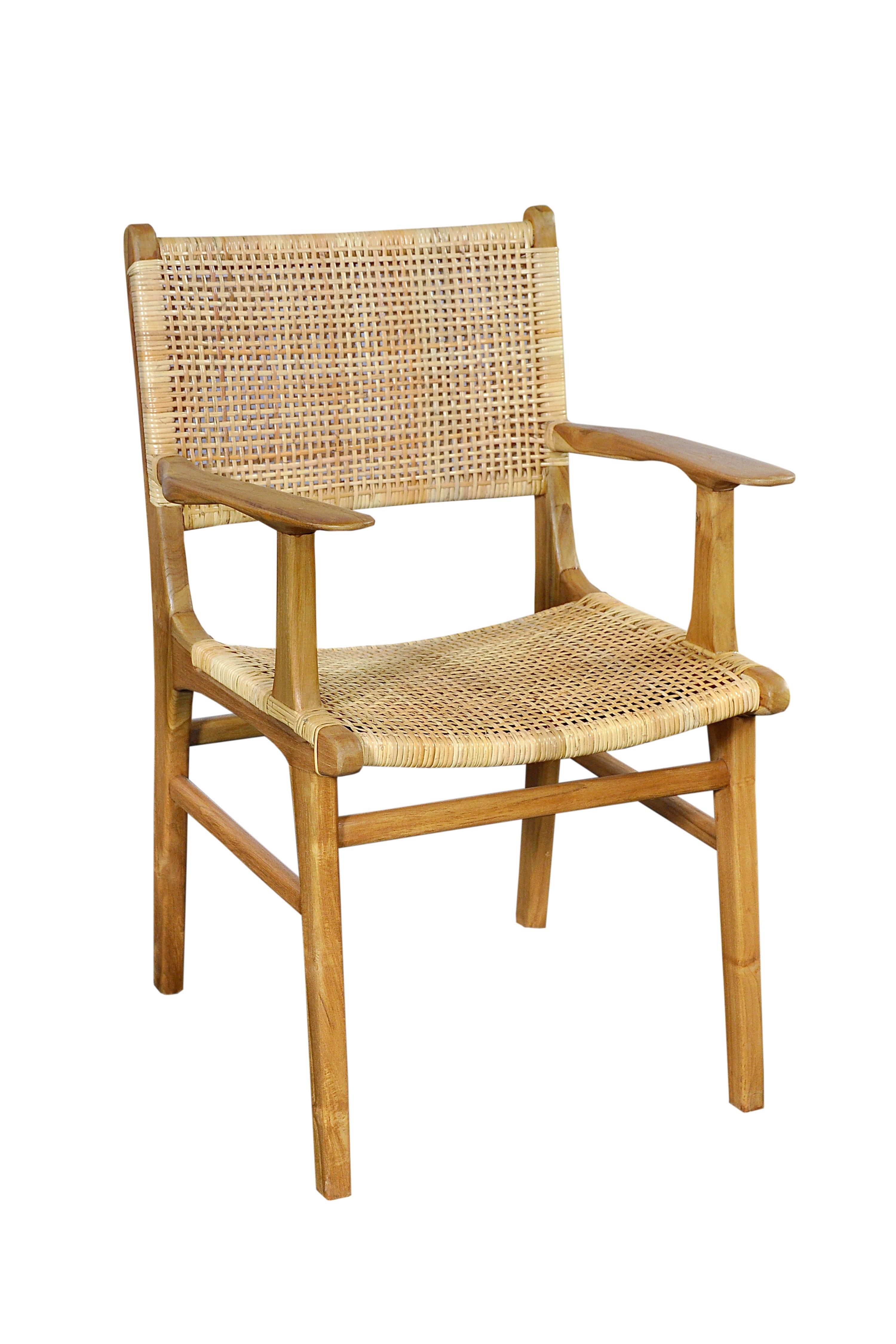 ARMLEHNSTUHL Naturfarben B: 59cm - Naturfarben, MODERN, Holz (59/84/60cm) - MID.YOU