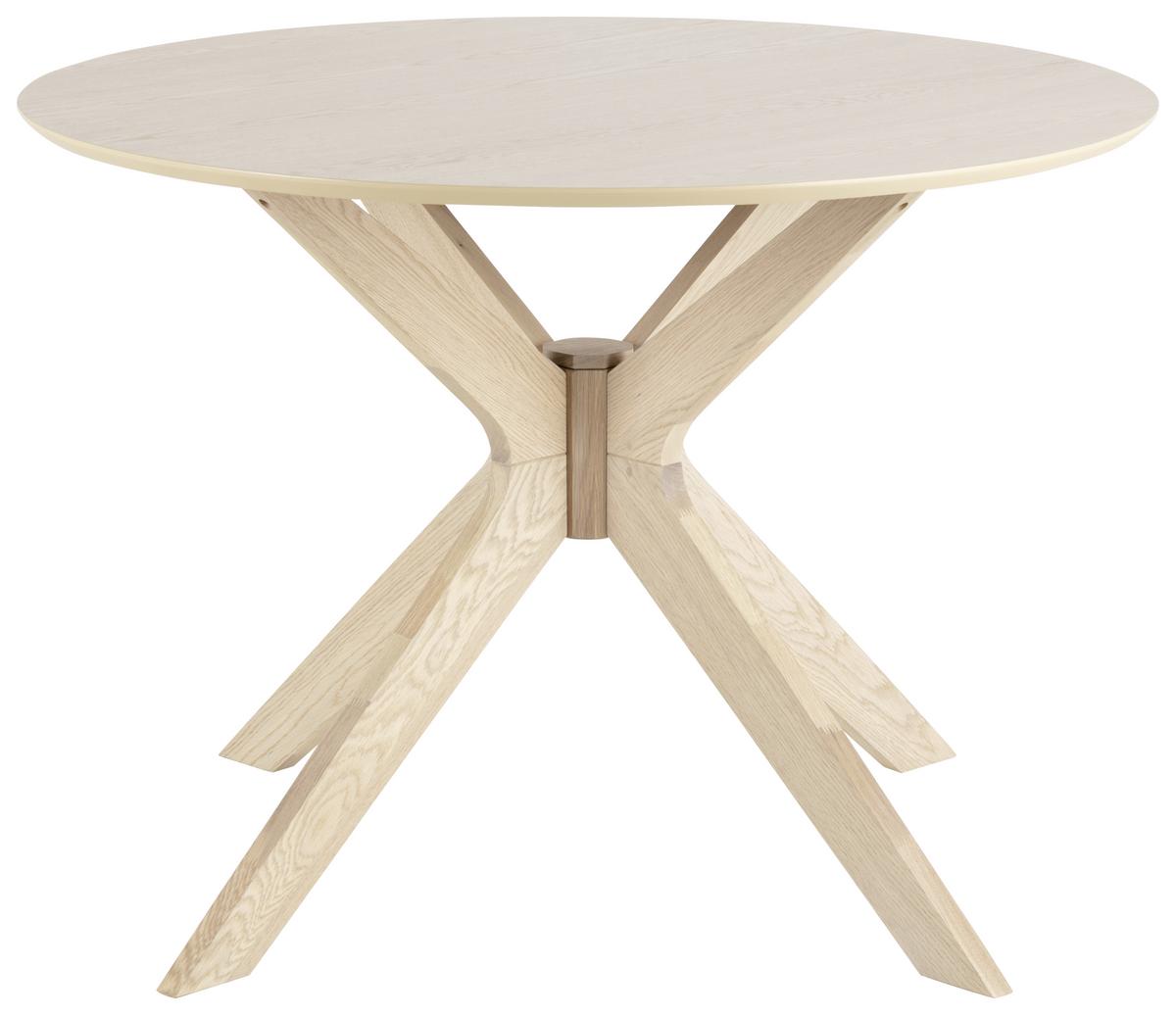 Jedálenský stôl masív/dyha DUNCAN 105 - farba duba, Konventionell, drevo (105/75cm) - MID.YOU