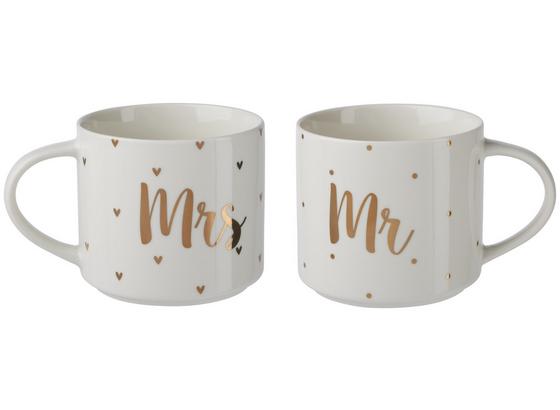 Šálka Na Kávu Marry - biela/zlatá, Moderný, keramika (10/8,8cm) - Premium Living Šálka Na Kávu Marry - biela/zlatá, Moderný, keramika (10/8,8cm) - Premium Living