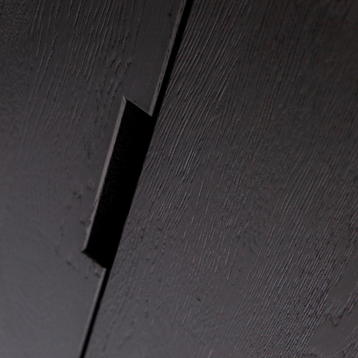 Mehrzweckschrank Silas Schwarz B: 60 Cm - Schwarz, Design, Holz/Holzwerkstoff (60/210/36cm) - Livetastic