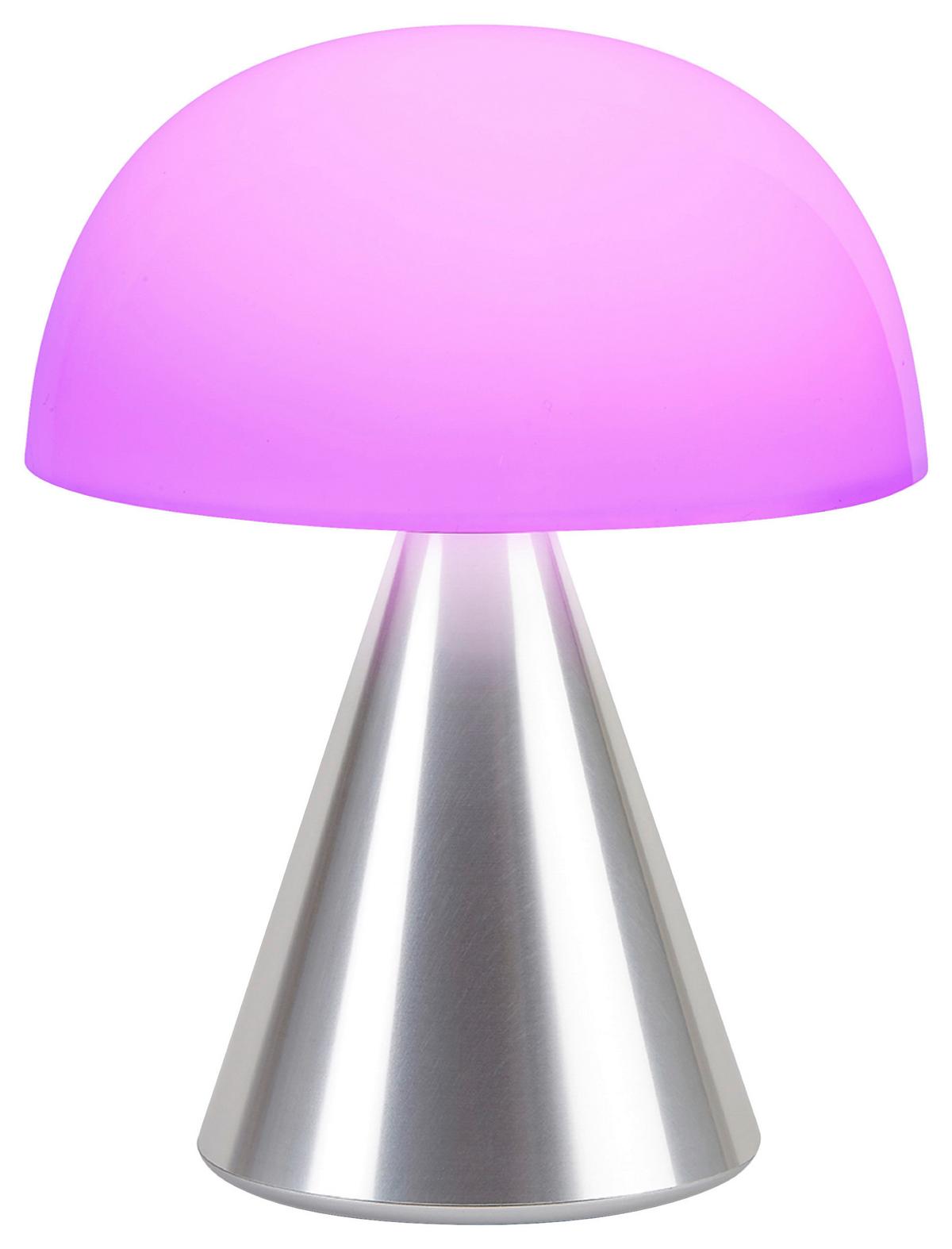 Akku-tischleuchte Lexon Mina L - Alufarben, Design, Kunststoff/Metall (14/17/14cm)