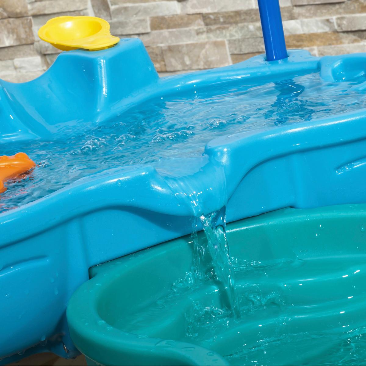 Wasserspieltisch Spill & Splash - Blau/Multicolor, KONVENTIONELL, Kunststoff (109,9/57,2/63,5cm) - Ambia Garden