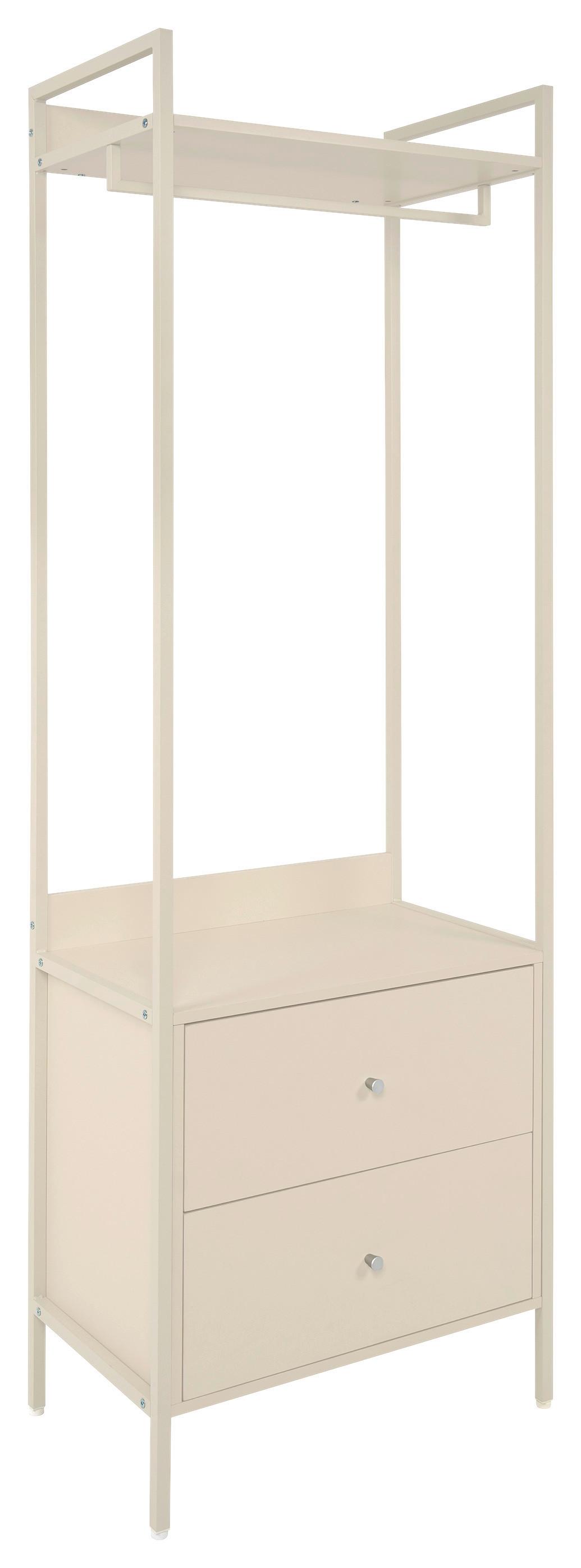 Garderobe Dhaka Kaschmir B: 64 cm - Kaschmir, MODERN, Holzwerkstoff/Metall (64/190/40cm)