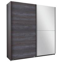 Skřiň s posouvacími dveřmi HERNE 180 - šedá/tmavě šedá, Basics, kompozitní dřevo (180/198/64cm) - MID.YOU