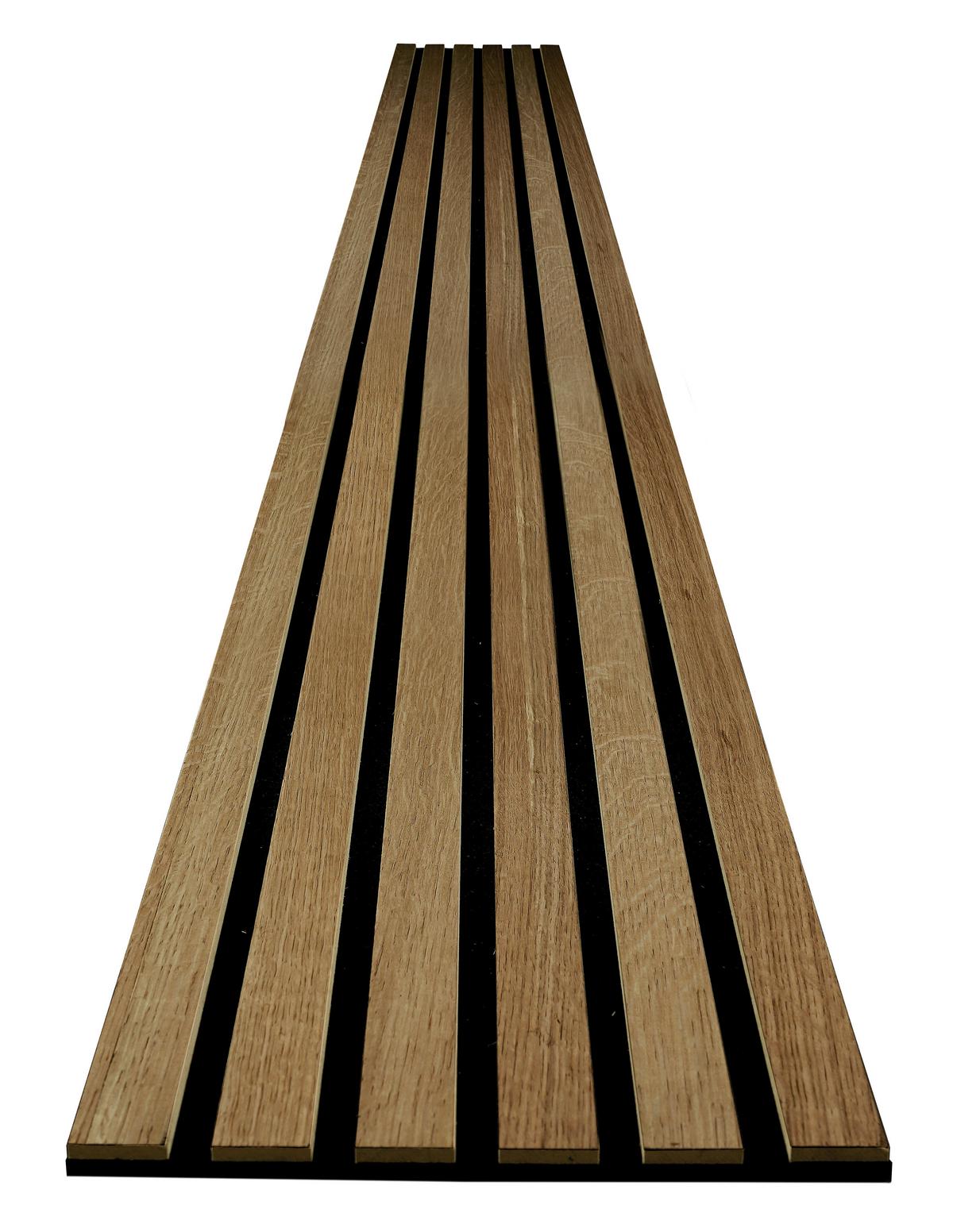 Akustikpaneel Eiche Rustikal - Eichefarben, KONVENTIONELL, Holz/Holzwerkstoff (250/30/0.61cm) - Novel