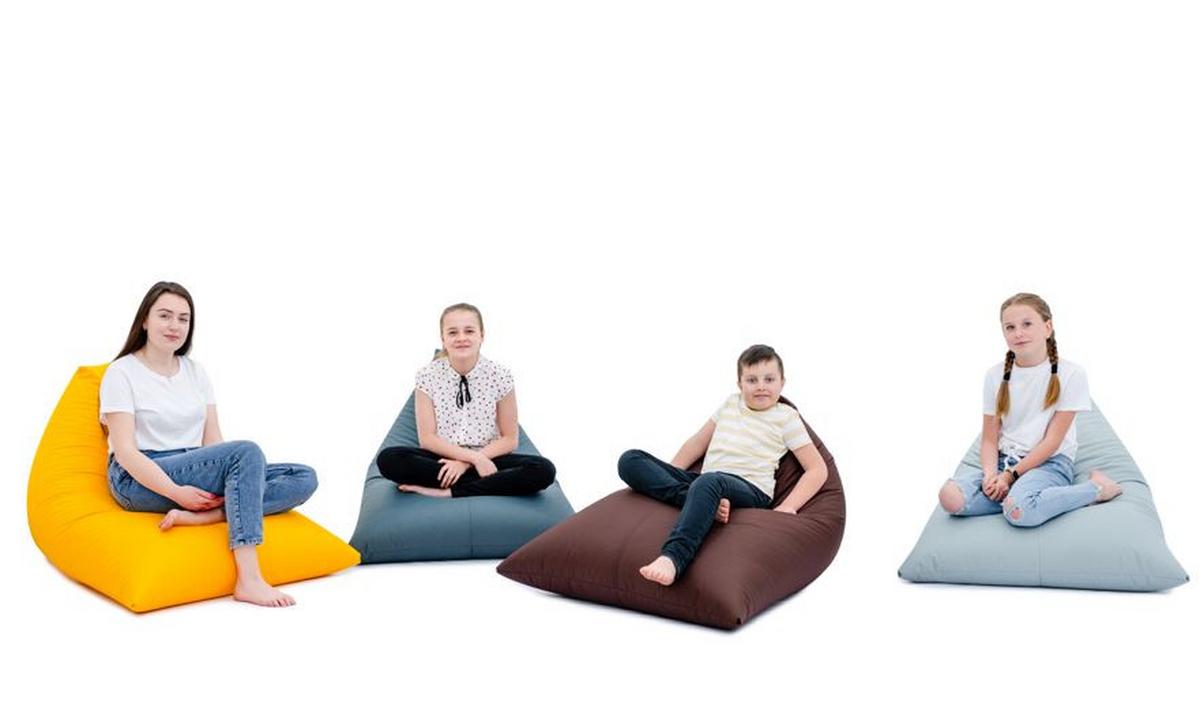 Sitzsack Relax Lounger Joker Graphit, Polystyrol-Füllung - Graphitfarben, Basics, Textil (130/40/170cm) - Ondega