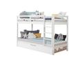Etagenbett 970521 Rene - Weiß, MODERN, Holz (90/200cm) - MID.YOU