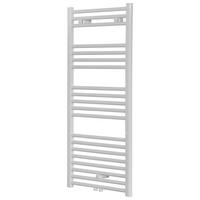 Handtuchheizkörper Bari Bht: 60x118,8x12 Cm Gerade 580 W - Weiß, KONVENTIONELL, Metall (60/118,8/12cm)