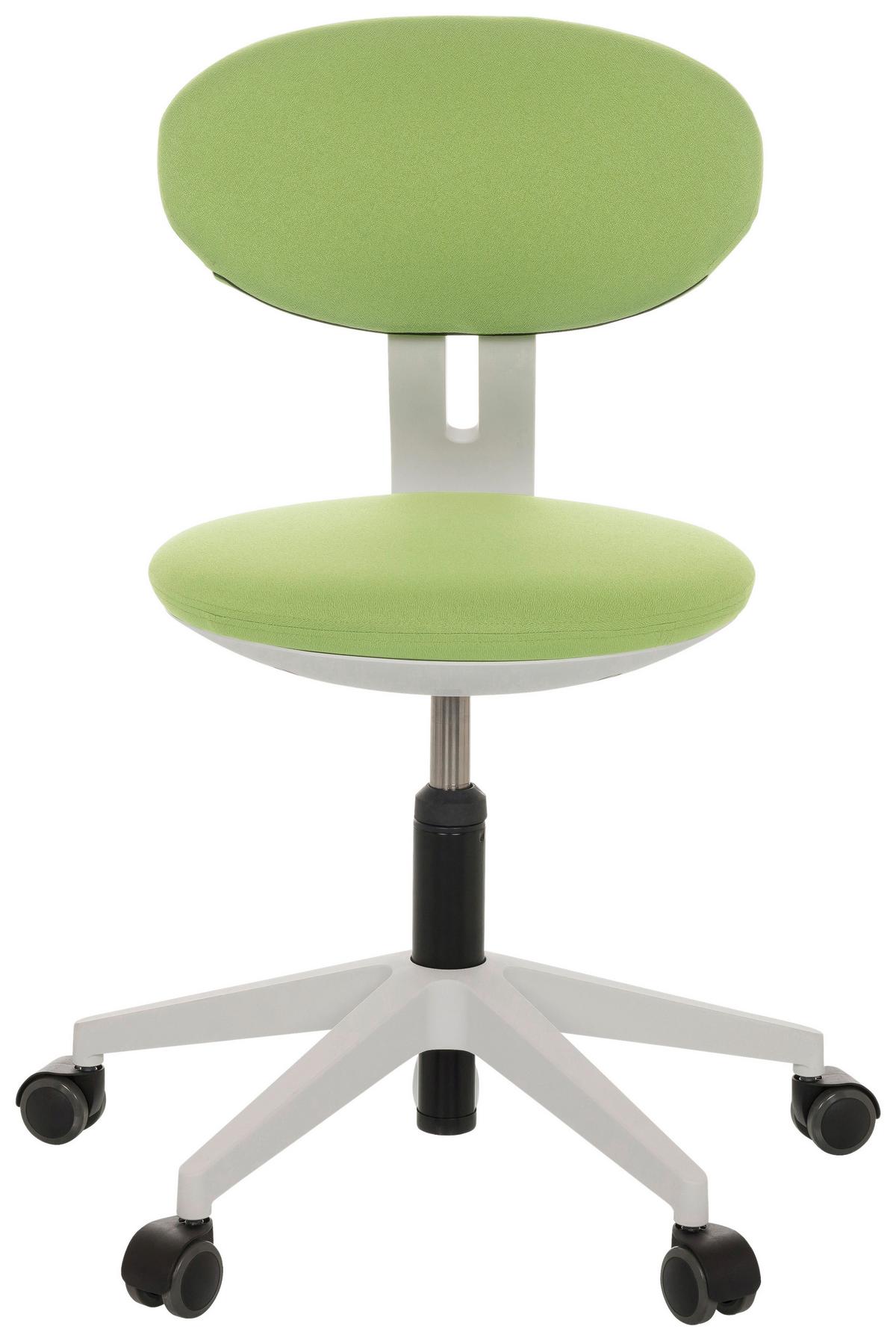 Jugenddrehstuhl Minimovo - Weiß/Grau, Basics, Kunststoff/Textil (42/66-87/52cm) - MID.YOU