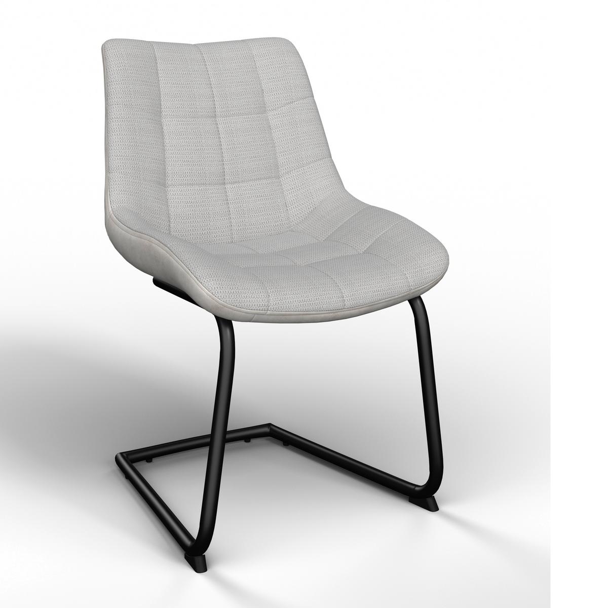 Židle MARILEA béžová - černá/krémová, Moderní, kov/dřevo (53/86/61cm) - Bessagi Home