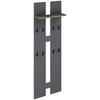 Wandgarderobe Salia Anthrazit/honigeiche - Honigeiche/Anthrazit, Design, Holzwerkstoff (57/170/20cm) - MID.YOU