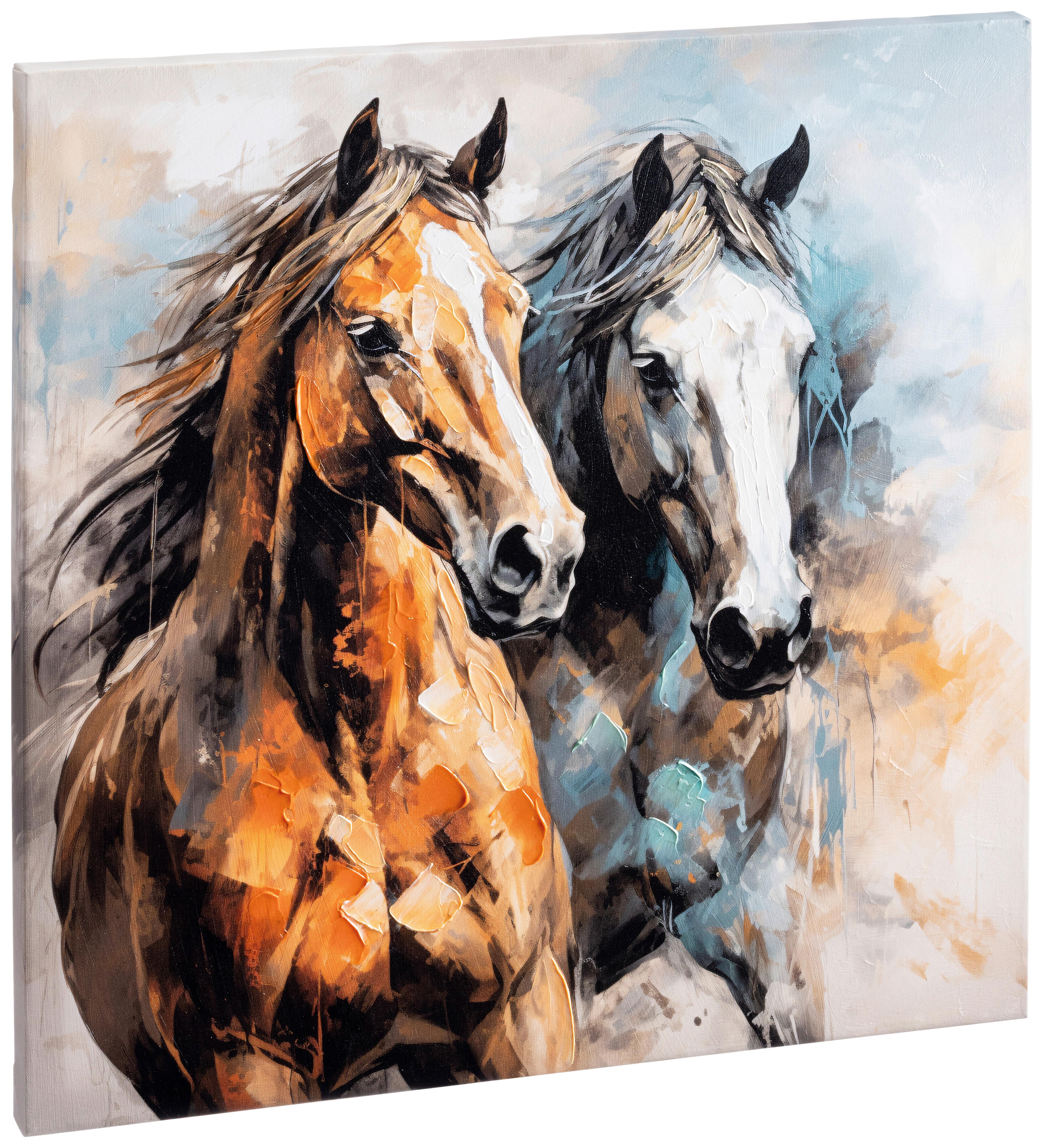 Leinwandbild Mia - Multicolor, KONVENTIONELL, Kunststoff/Textil (50/2,4/50cm) - James Wood