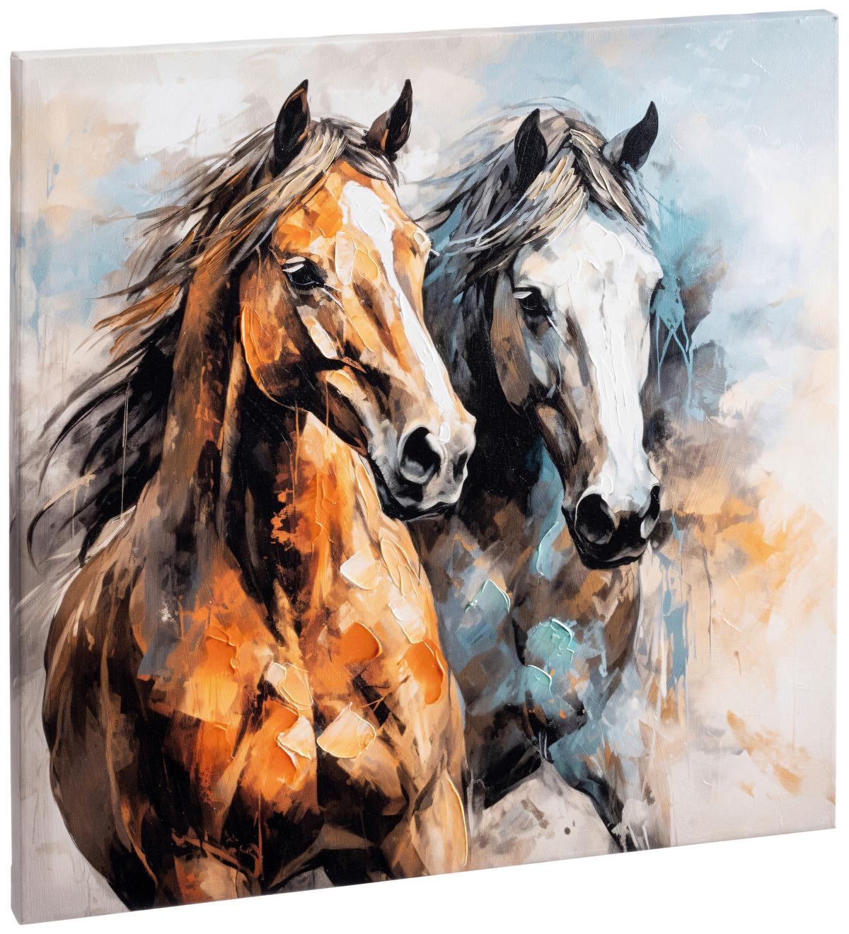 Leinwandbild Mia - Multicolor, KONVENTIONELL, Kunststoff/Textil (50/2,4/50cm) - James Wood