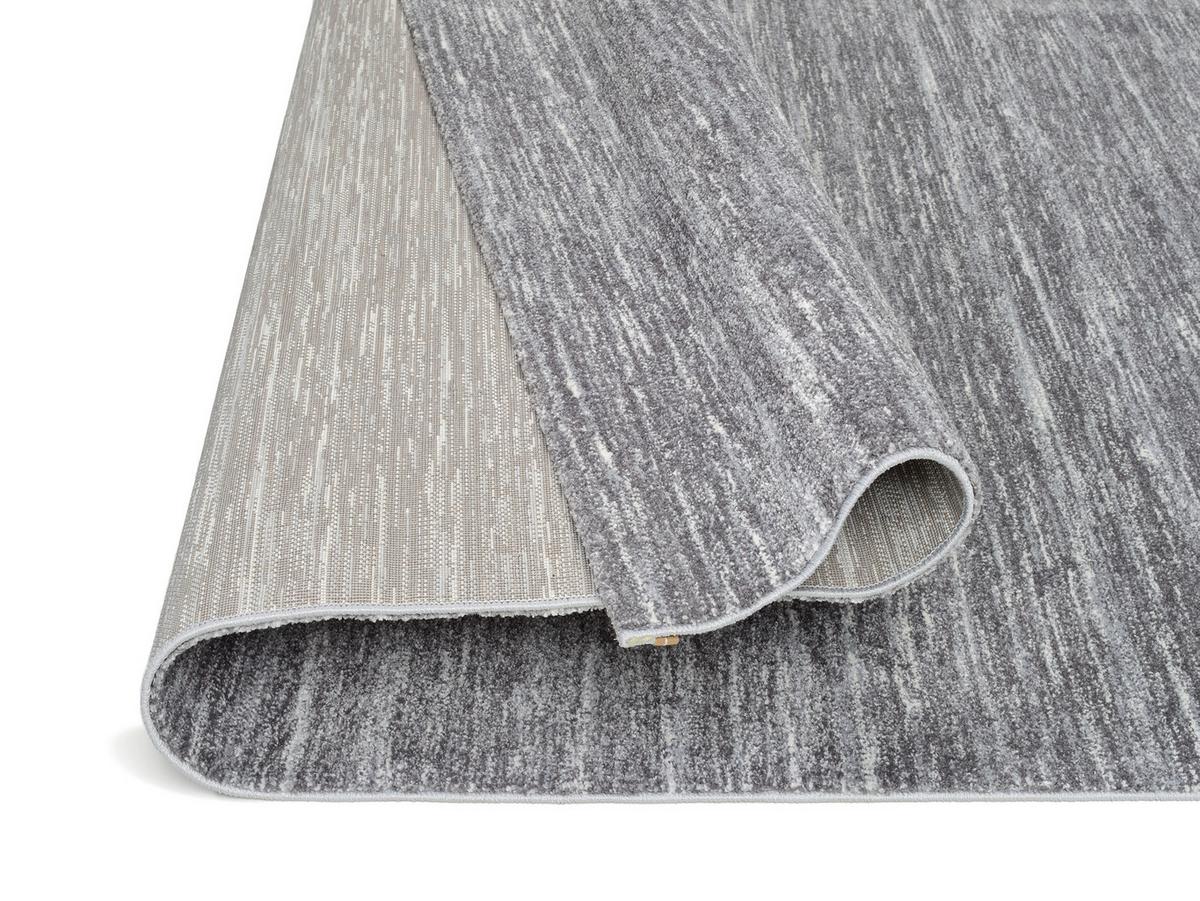 Flachwebteppich Dunkelgrau Sofi Lori 80x150 cm - Dunkelgrau, Design, Textil (80/150cm) - Novel