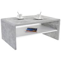 KONFERENČNÍ STOLEK Cala Luna - šedá/bílá, Moderní, kompozitní dřevo (100/40/59cm)