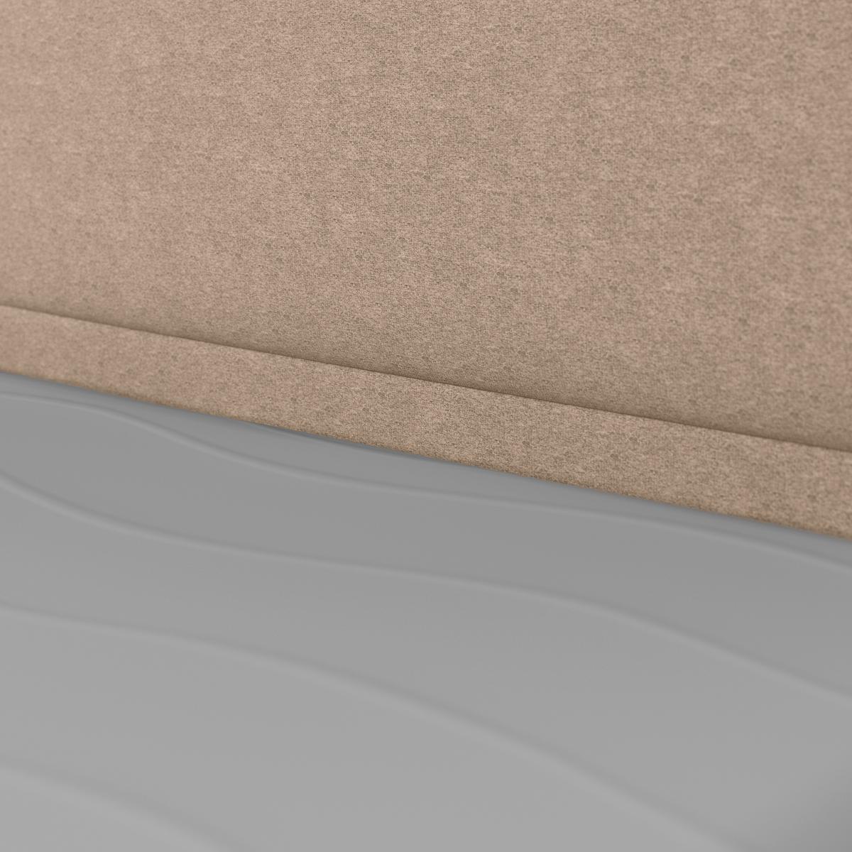 Boxspringbett mit Bettkasten Palermo 180x200 Naturfarben - Schwarz/Naturfarben, MODERN, Karton/Holz (180/200cm) - MID.YOU