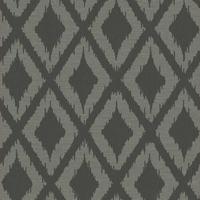Vliestapete Ikat, Grau - Grau, Basics, Papier/Kunststoff (52/1005cm)