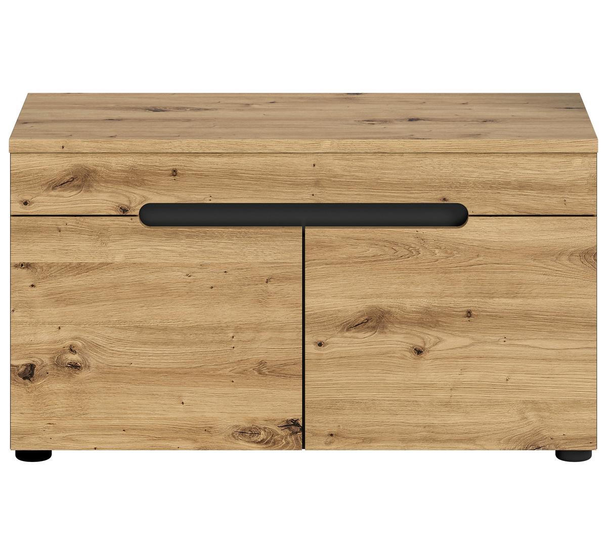 Sitzbank Canu Eiche Artisan B: 80 Cm - KONVENTIONELL, Holzwerkstoff (80/45/37cm) - MID.YOU