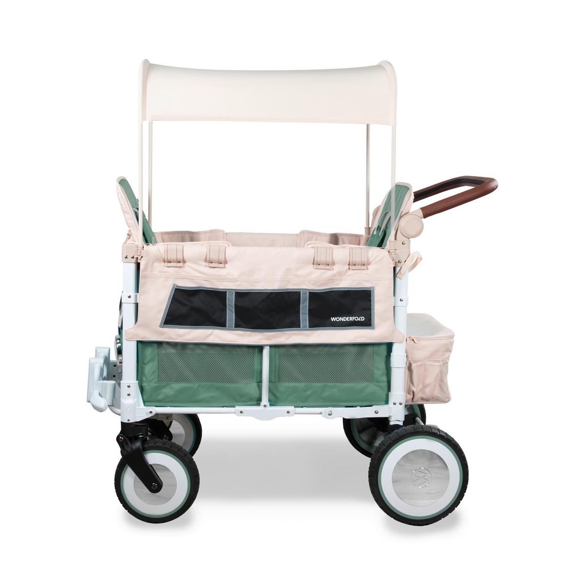 Bollerwagen Vw2 Volkswagen Stroller Wagon - Salbeigrün/Beige, LIFESTYLE (63.5/128.27/137.16cm) - WONDERFOLD