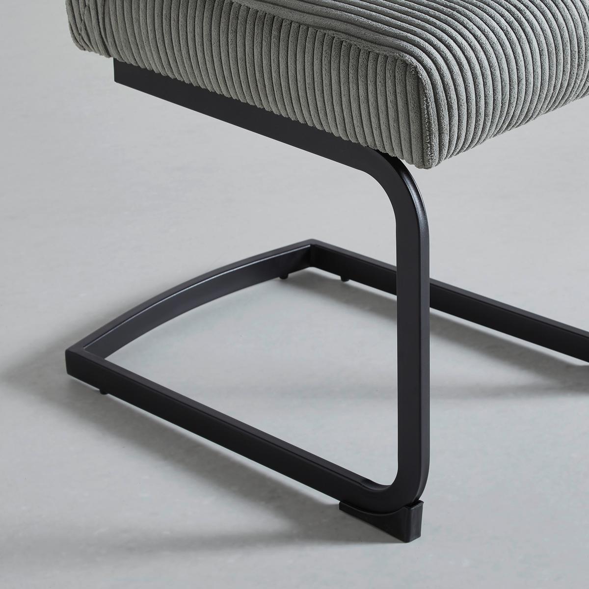 Houpací židle, šedá - šedá/černá, Moderní, kov/dřevo (45/95/60cm) - Bessagi Home