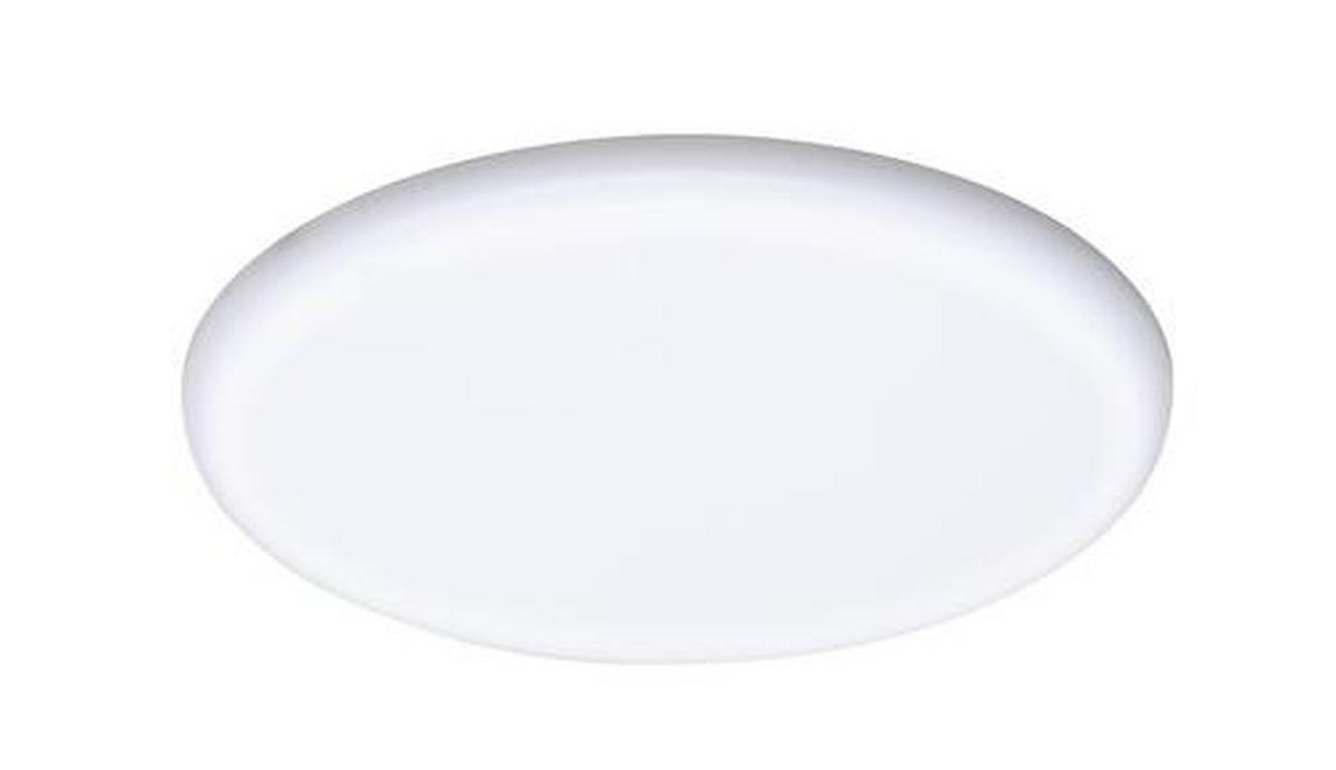 LED-Paneel Ø 21,5 cm dimmbar Mit 3 Helligkeitstufen - Weiß, Basics, Kunststoff (21,5/1cm) - Paulmann