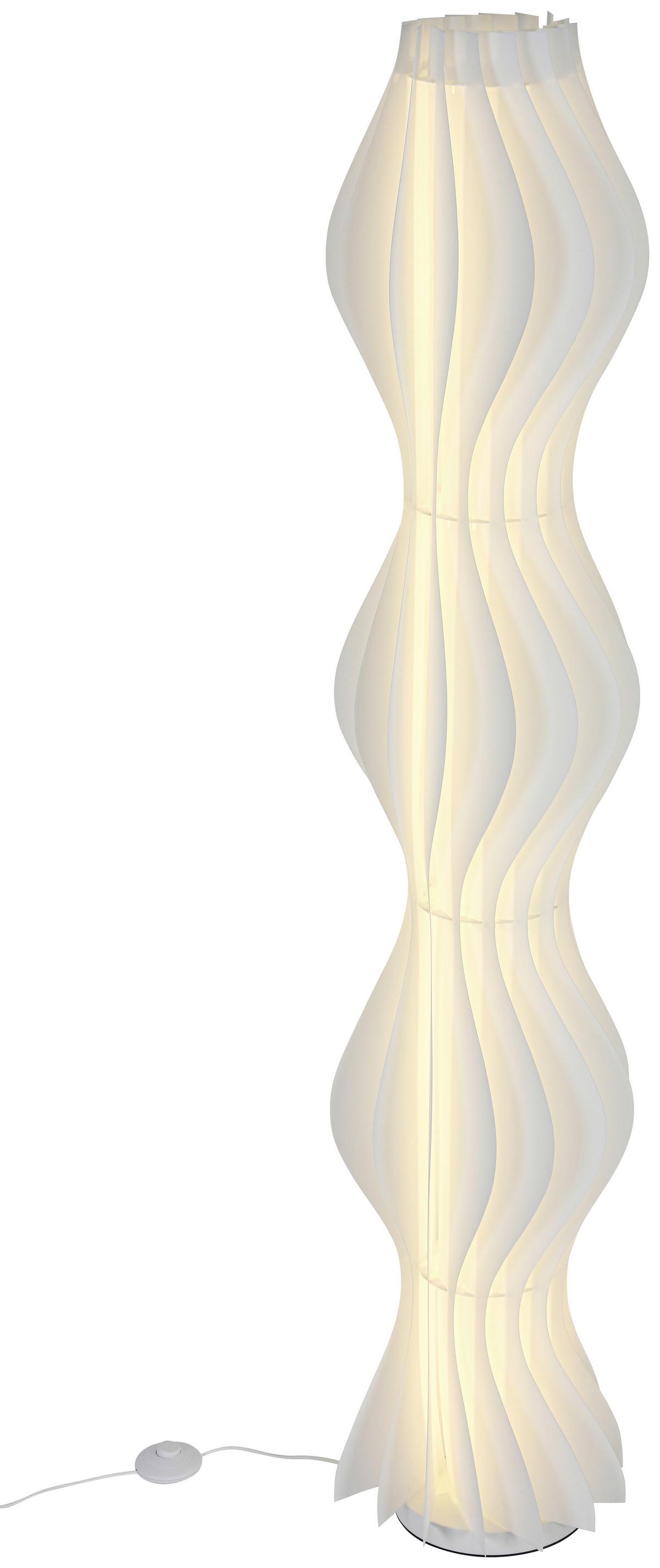 STOJACIA LED LAMPA ALEXANDER - biela, Modern, kov/plast (30/150cm) - Mömax