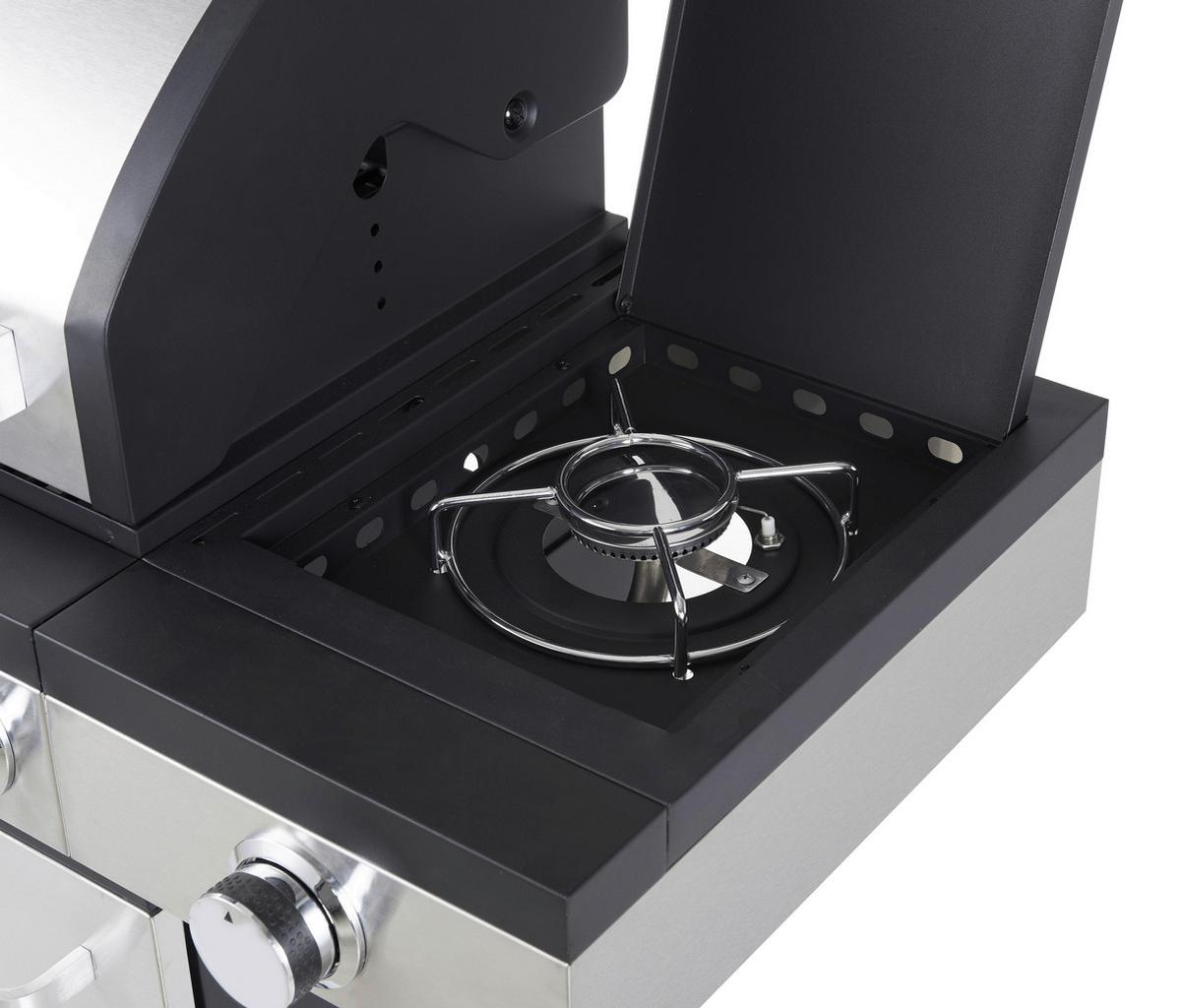 Gasgrill Napoleon II - Anthrazit/Silberfarben, KONVENTIONELL, Metall (141/114/48cm) - Homezone