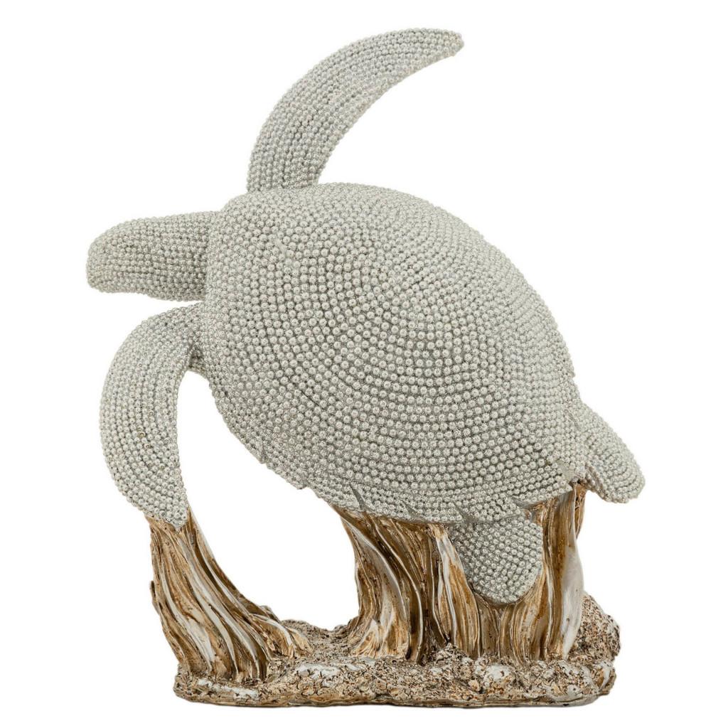 SKULPTUR Kunststoff, Silver