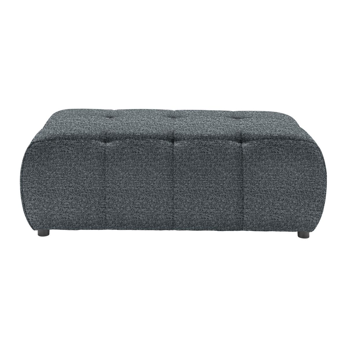 Taburet SOFI, šedá - šedá/černá, Moderní, textil (128/48/70cm) - Premium Living