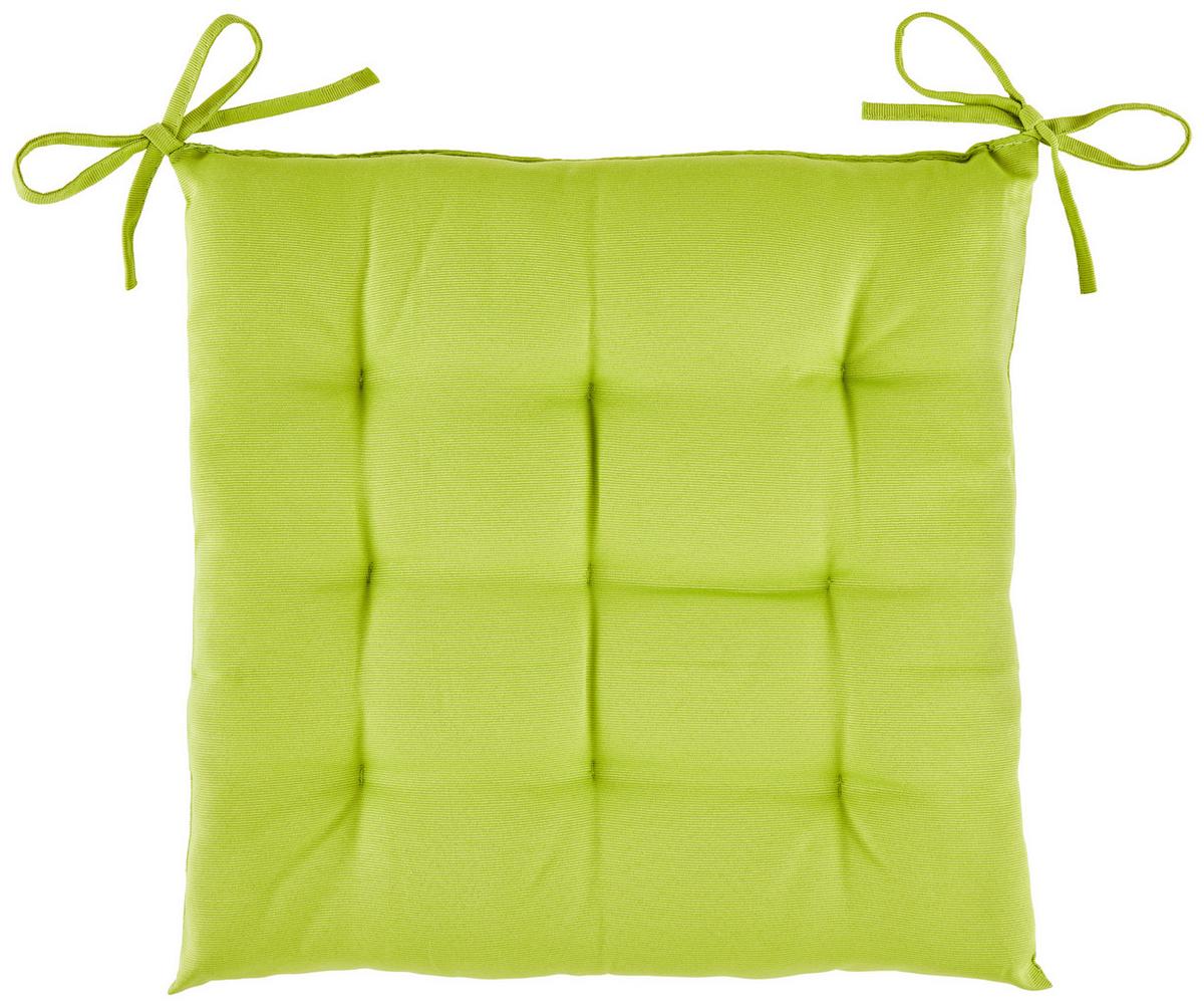 Sitzkissen Jolanda Grün 40x40 Cm Textil - Grün, MODERN, Textil (40/40/5cm) - Luca Bessoni