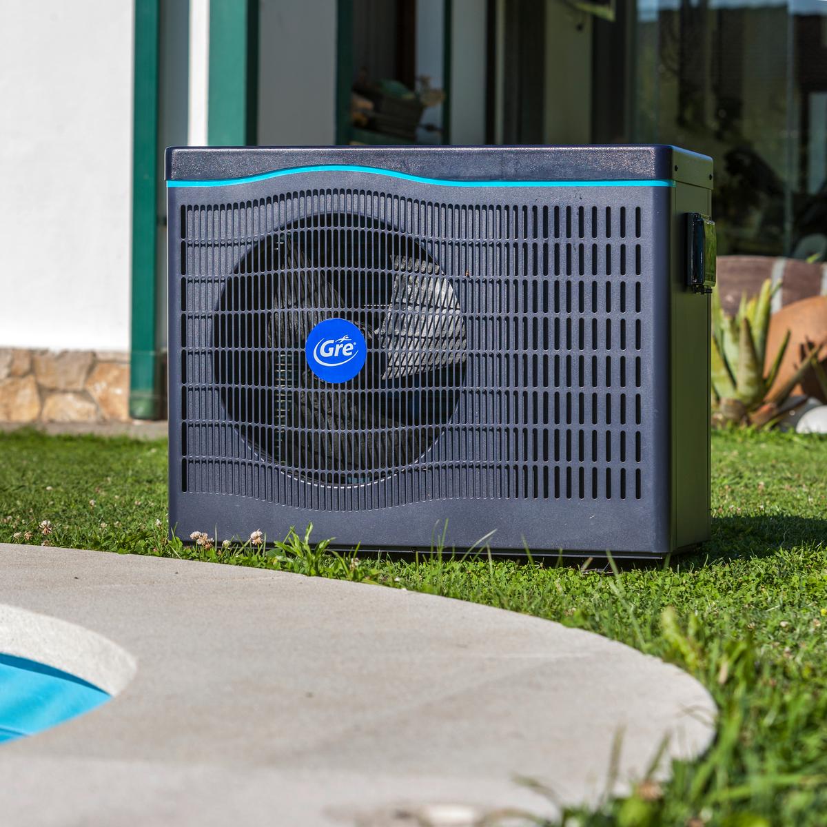 Wärmepumpe Wärmepumpe - Grau, KONVENTIONELL, Kunststoff (85,8/64,8/38,3cm) - Gre