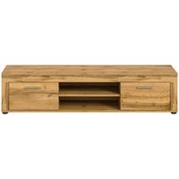 Lowboard Jam Eiche Dekor B: 160 Cm - Eiche Wotan/Schwarz, Design, Holzwerkstoff (160/37/40cm) - MID.YOU