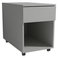 Rollcontainer Dalosa Grau B: 39 cm - Grau, Design, Holzwerkstoff/Kunststoff (39/55/70cm) - MID.YOU