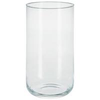 Vase Jolie Zylindrisch, Konisch, Konvex Glas H: 30 cm - Klar, Basics, Glas (15/30cm) - Luca Bessoni