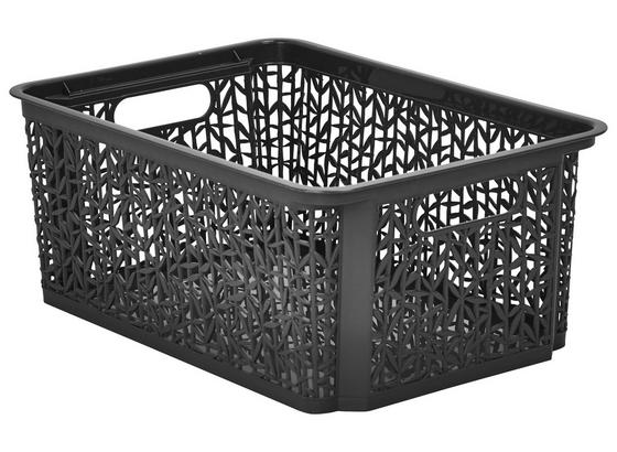 Úložný Košík Bamboo - antracitová, umelá hmota (39,4/27,2/16,5cm) - Mömax modern living Úložný Košík Bamboo - antracitová, umelá hmota (39,4/27,2/16,5cm) - Mömax modern living