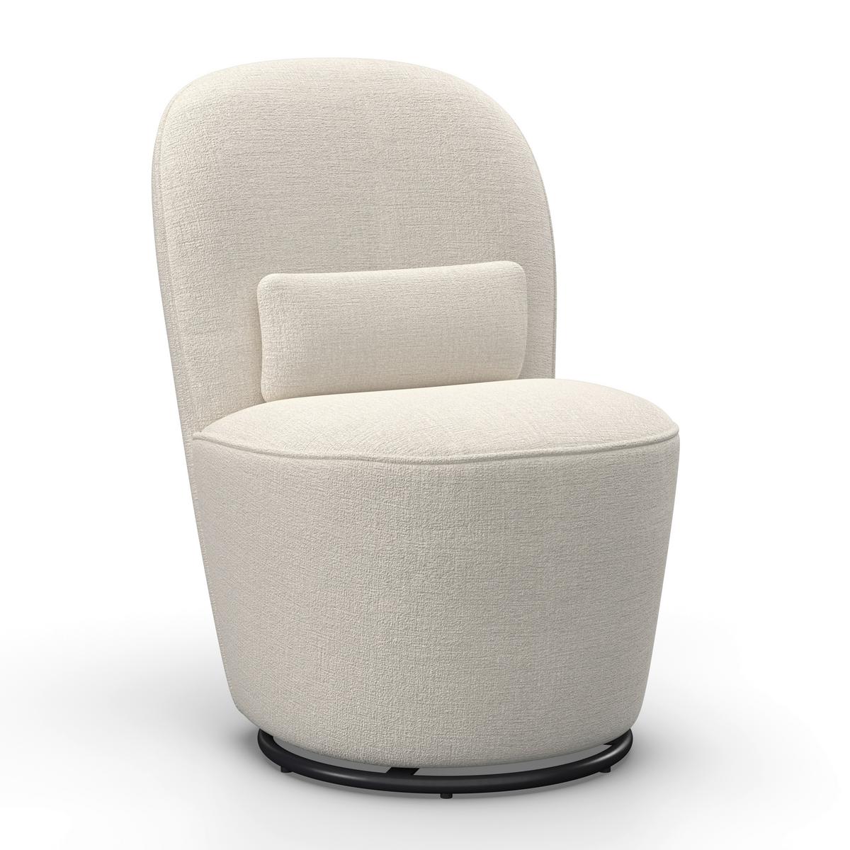 ŽIDLE VITTORE - krémová/béžová, Moderní, kov/dřevo (56/83,5/62cm) - Bessagi Home
