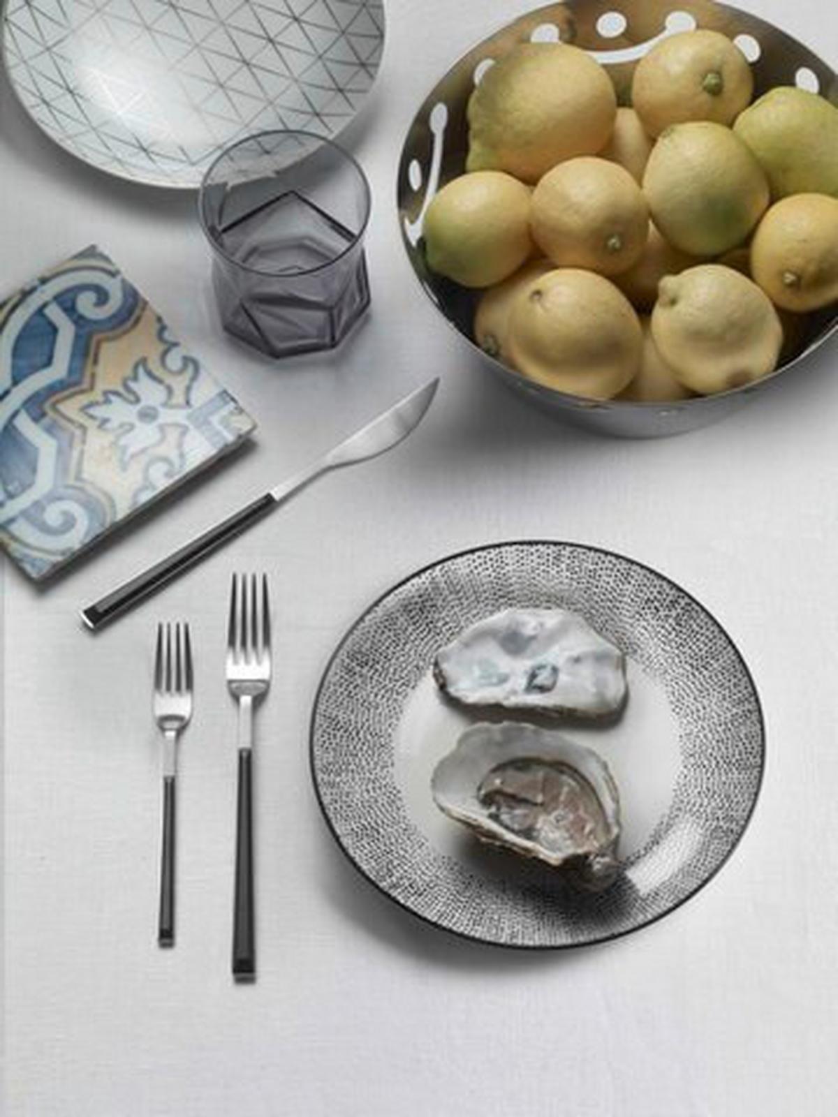 Besteckset Sushi Pro 24tlg. Edelstahl 18/10, Rostfrei - Edelstahlfarben/Schwarz, Basics, Kunststoff/Metall - Pintinox