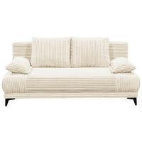 Schlafsofa Sally Weiß B: 211 cm - Schwarz/Weiß, KONVENTIONELL, Textil (211/96/105cm) - MID.YOU