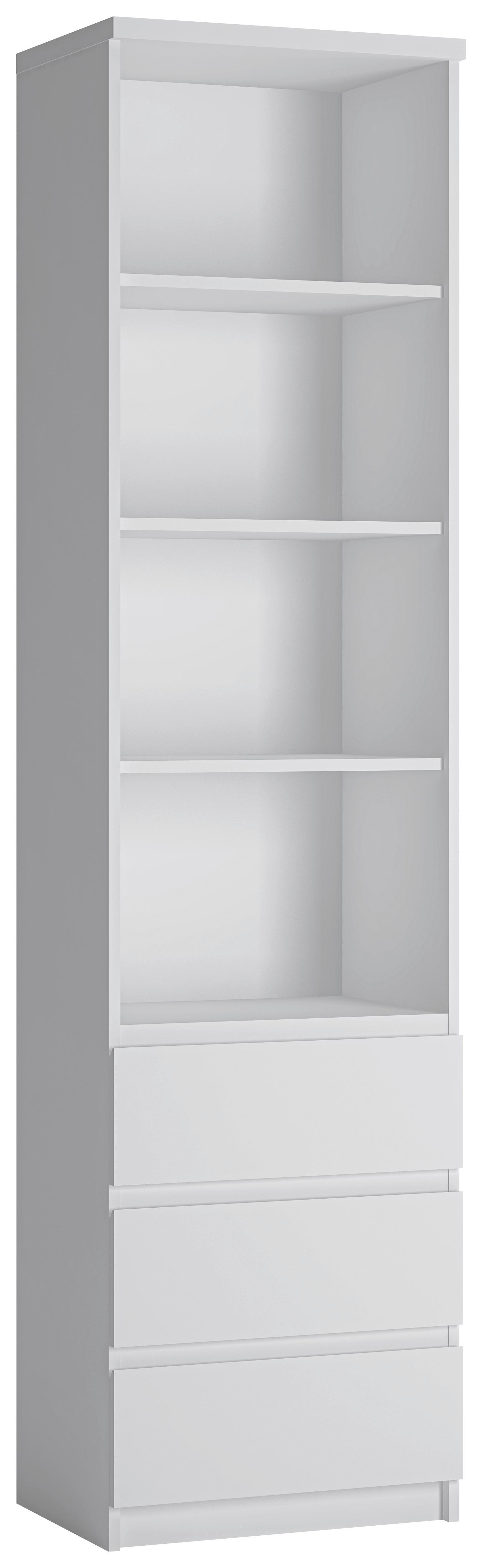 REGÁL FRIBO - Moderní, kompozitní dřevo/plast (50,1/200/40cm)