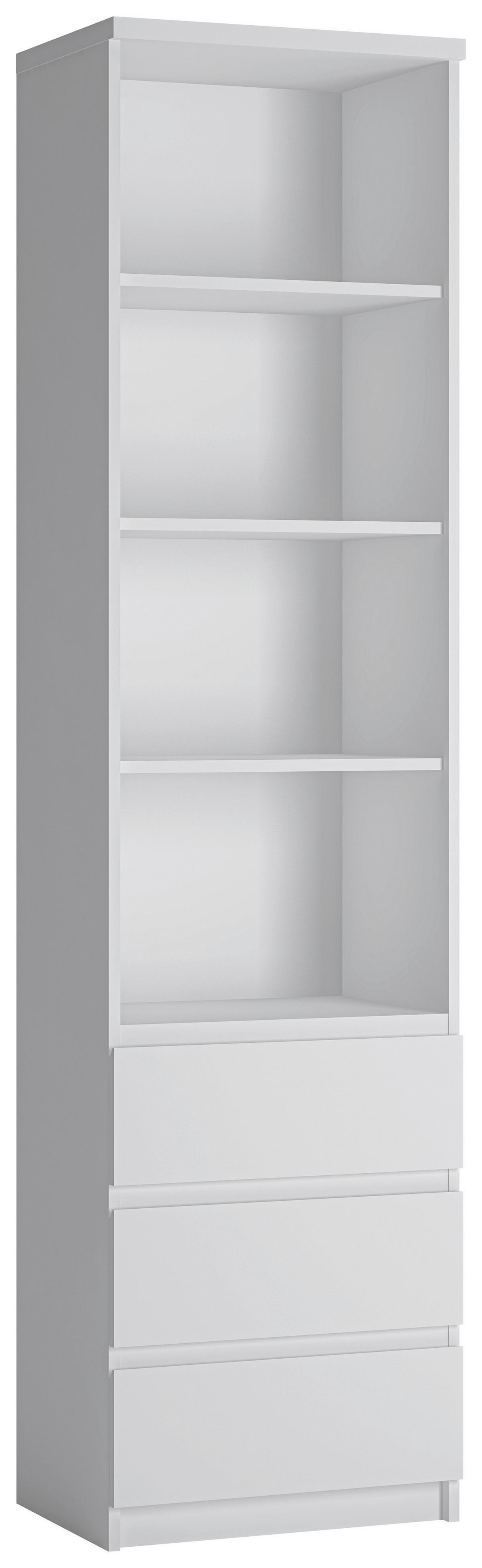 REGÁL FRIBO - Moderní, kompozitní dřevo/plast (50,1/200/40cm)